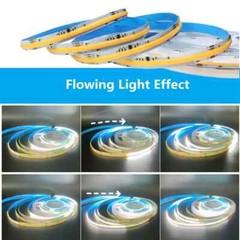 5M 10M 20M WS2811 COB Horse Race LED Strip Running Water Light DC24V 360Leds/m
