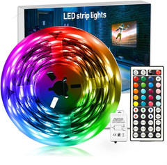 DAYBETTER Led Strip Lights 32.8 Ft RGB Color Changing Lights Strip for Bedroom,