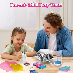 Klever Kits 3D String Art Kit for Kids, Light up String Light Toy with 30 Multi-