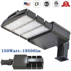 150W 300W LED Parking Lot Pole Light Commercial Outdoor Shoebox Area Light 5000K