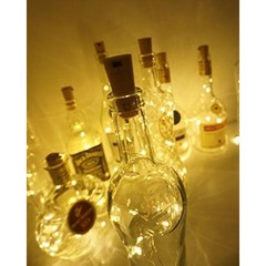 10 Pack Wine Bottle Lights with Cork 20 LEDs 6.6 Ft Fairy String Lights Battery