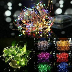 20/50/100 Battery Operated Copper Wire LED Fairy String Lights Christmas Wedding