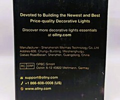 180 LED 60ft String Decorative Lights Low Voltage Remote Control Energy Saving