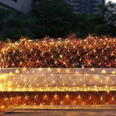 800 LED Fairy String Lights Home Net Curtain Mesh Christmas Party Wedding Decor