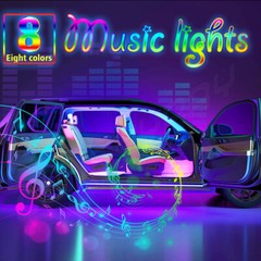 Accessories RGB LED Light Car Interior Floor Decor Atmosphere Strip Lamp New