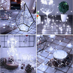 24/12X 20 LEDs 6.6ft Battery Operated Mini Copper Wire String Fairy Lights Decor