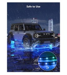 Car Underglow Lights, 8 pcs RGBIC Under Car Lights 16 Million Colors