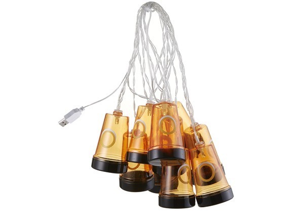 5x LED Fairy String Lights USB Warm White 11ft Copper Wire Firefly Bedroom Decor