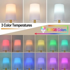 TERLEENART Battery Operated Wall Sconce Set of 2 Cordless Dimmable Remote 15