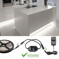Novostella LED Strip Lights 20-40ft 6m-12m Dimmable Cold White Room Day Lights