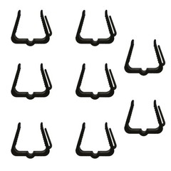 50pcs Practical Christmas Light Hanger Clip For Roof Gutter And Eave Decoration