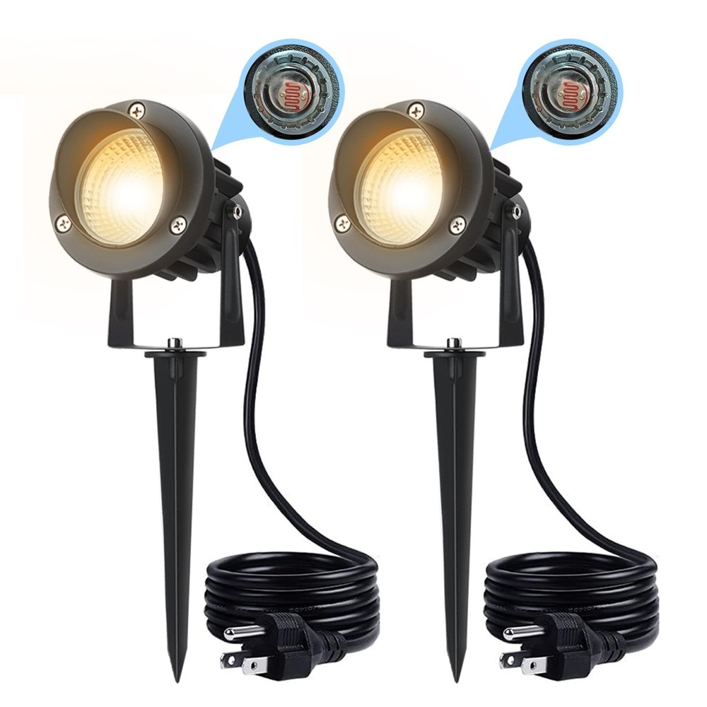 20W Dusk to Dawn Led Outdoor Light 120V 3000K 2000lm Warm White LED Spot Ligh…