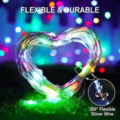 Solar String Light LED Lights Waterproof Copper Wire Fairy Outdoor Garden Party