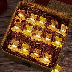 Teddy Bear String Lights Bear Fairy Decorative Lights Kids Battery Powered