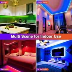 Flexible 3528 RGB LED 300 SMD Strip Light Remote Fairy Lights Room TV Party Bar
