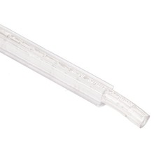 1/2″ Rope Light Track, Mounting Rope Light, PVC Plastic, Clear, 3 Foot