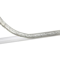 24 Inch x 3/4 Inch RGB LED Rope Light Mounting Track – Clear PVC Channel (10-Pac