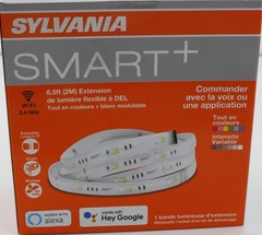 SYLVANIA SMART+ 6.5ft (2M) LED Extension Tape WiFi Multicolor RGB Clear White