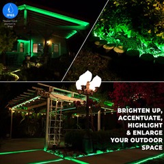 10, 25, 50, 100, 150ft LED Rope Light Decor Holiday Xmas Ourdoor Tree up to 300′