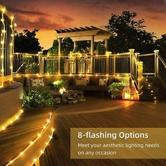 LED Solar String Lights Outdoor Garden Yard Decor Lamp Waterproof Fairy Light