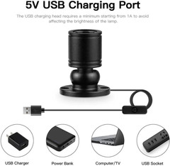 USB Powered Mini Spotlights for Displays 2-Pack – 5V Small LED Spot Lights Indoo