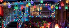 50 LED Solar String Lights Patio Party Yard Garden Wedding Waterproof Outdoor