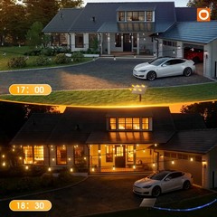 Addlon 54Ft486 Solar String Lights Outdoor Waterproof Usb Charging Remote