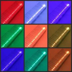 50x SMD 5050 Hard Rigid Strip Light Bar Lamp DC12V Non-waterproof 1m/40in 72leds