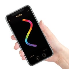 Twinkly App-Controlled 50 Ct Garland Style Multicolor LED Lights 6.5′ White Cord