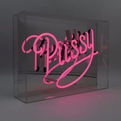 Locomocean – Pink Glass Neon Sign Pussy Locomocean – Neon Sign Pussy