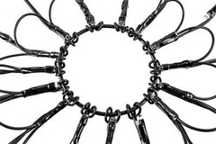 LED 4.5 Foot Warm White Round Web Firework Net Lights with Effects – Connectable