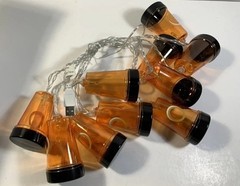 5x LED Fairy String Lights USB Warm White 11ft Copper Wire Firefly Bedroom Decor