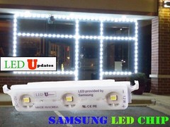 LEDUPDATES Brightest STOREFRONT LED LIGHT 25ft 50ft 75ft Samsung Chip + UL POWER