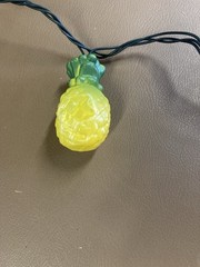 Set of 2 strands Pineapple Themed String Lights With 10 Bulbs Palm Tree G6