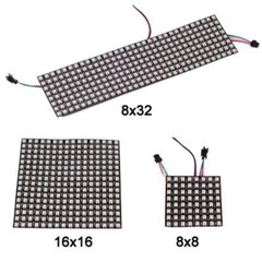 WS2812B LED Pixel Strip Light Advertising Display Panel Digital Flexible Screen