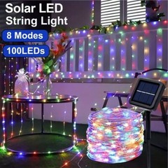 100-400 LED Solar Fairy Lights Outdoor Garden String Party Waterproof Lamp Yard