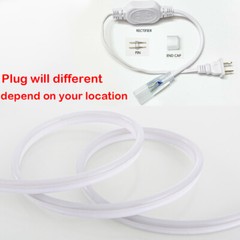110V Outdoor LED Neon Rope Light Strip Flexible Waterproof Party Home Bar Decor
