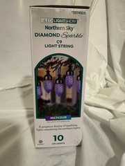 Northern Sky Diamond Sparkle C9 Light String Multicolor LED LightShow