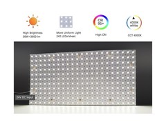 4-Pack LED Backlight Sheet 24V 36W 4000K White, 19.3X9.6 inches Each Unit, Di…