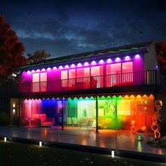 Permanent Outdoor RGB Lights Smart Lights with App/Remote Control Holiday DIY