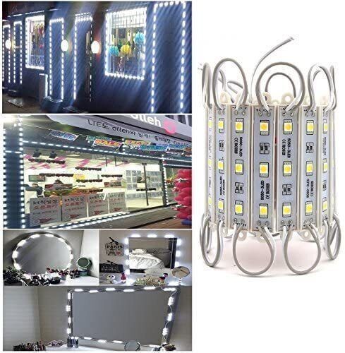 US Super Bright IP65 Waterproof 5050 SMD 3 LED Module Light Sign Strip Lamp 12V