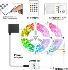 TJOY 16.4FT Smart Led Strip Lights for Bedroom, Compatible with Alexa and Google