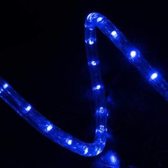 1/2″ Blue LED Rope 10ft Thick Flexible Christmas Outdoor Lighting Regular/Mode