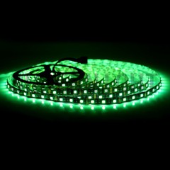 RGB 300LEDs 5050 5M Black PCB LED Strip Light Non-Waterproof+20Keys Music Remote
