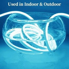 12V Flexible LED Strip Waterproof Sign Neon Lights Silicone Tube 1M 2M 3M 5M USA