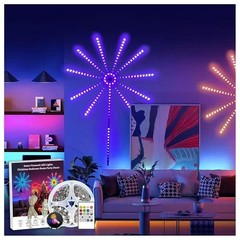 RGB Firework LED Strip Lights, Music Sync with APP Remote Control, USB Powered