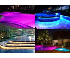 Wall Mount RF Remote 60LEDs/M 40M 30M 20M 10M 24V Waterproof RGB LED Strip Light