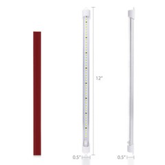 4PCS 12V RV Interior LED Light Bar 48 LEDs Light Strip 12″ for Car Truck Camper