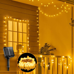Solar Rope Lights, 39FT 100LED Outdoor Solar String Lights, IP65 Waterproof Sola