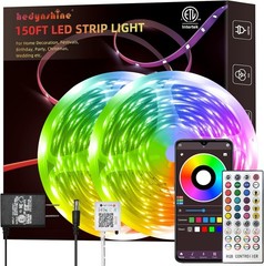 150Ft LED Strip Lights Smart Light with App Remote Control RGB LED Lights Music